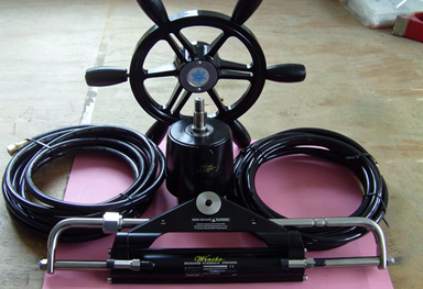 Указатель угла поворота руля гидравлического рулевого механизма